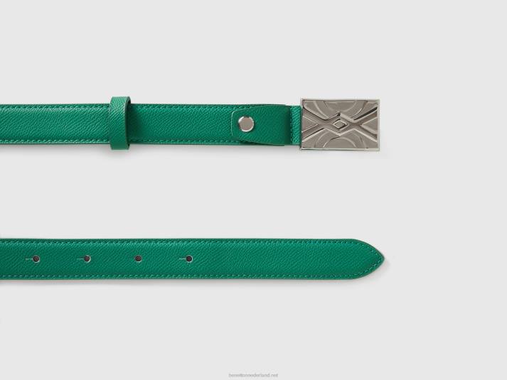 vrouwen Benetton dunne groene band groente 4R62737