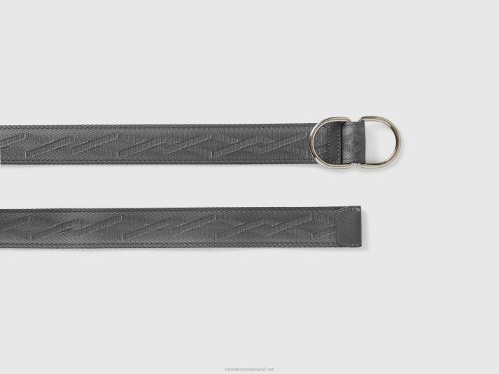 vrouwen Benetton grijze riem met dubbele ring grijs 4R62729
