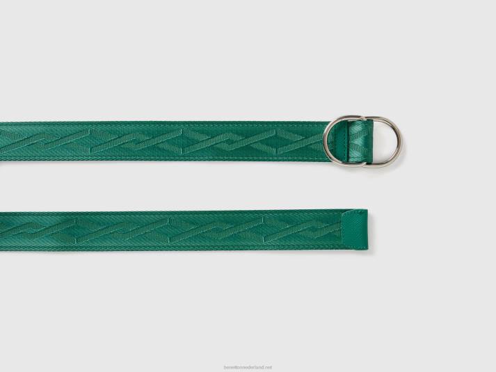 vrouwen Benetton groene band met dubbele ring groente 4R621524