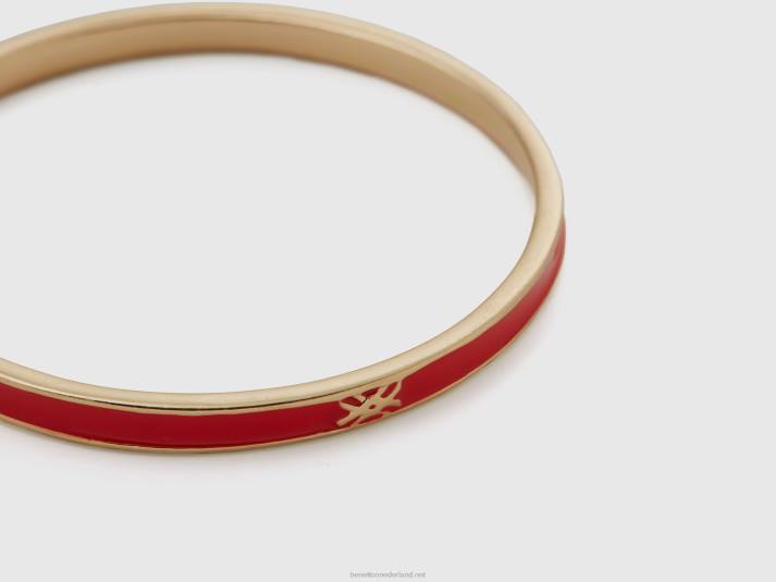 vrouwen Benetton dunne aardbei rode bangle armband aardbei 4R62775
