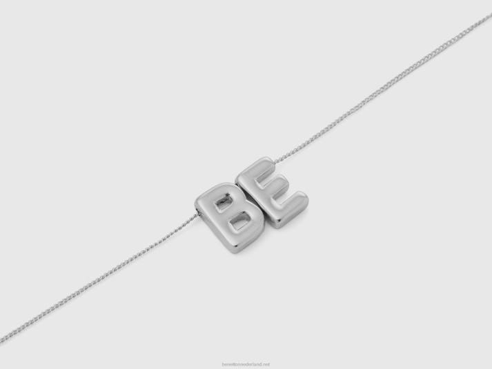 vrouwen Benetton zilveren ketting zilver 4R62704