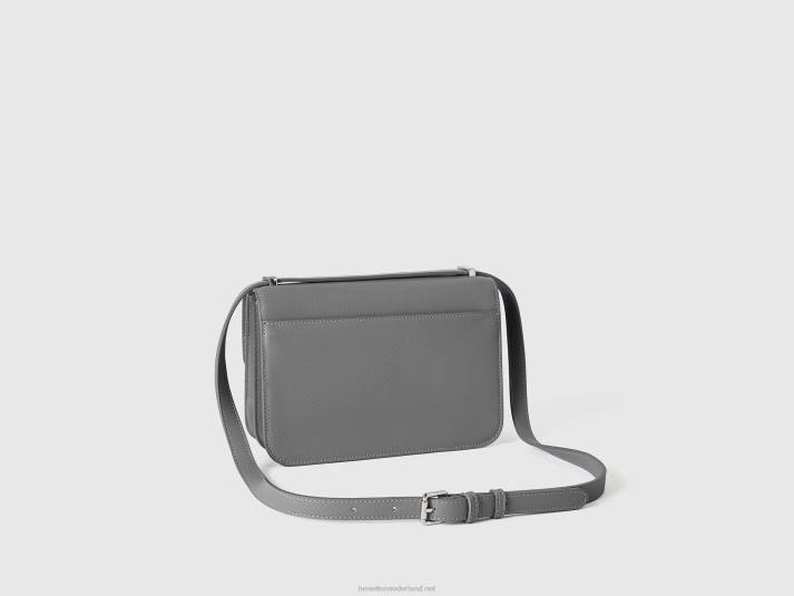 vrouwen Benetton grote grijze tas grijs 4R621522