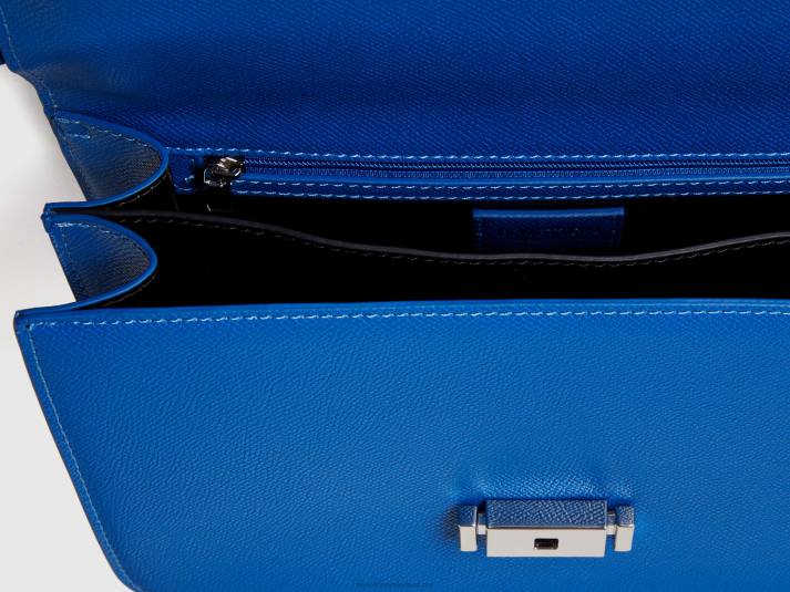 vrouwen Benetton grote korenbloem blauwe tas helderblauw 4R62721