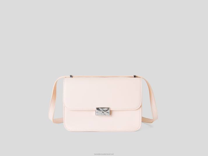 vrouwen Benetton grote roze tas zacht roze 4R621531