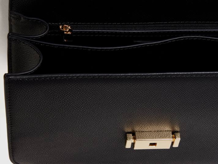 vrouwen Benetton grote zwarte tas zwart 4R621565