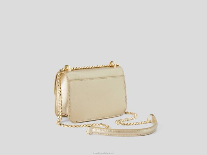 vrouwen Benetton kleine gouden tas goud 4R621525