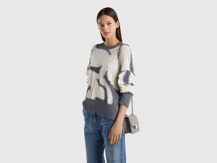 vrouwen Benetton kleine grijze tas grijs 4R62768