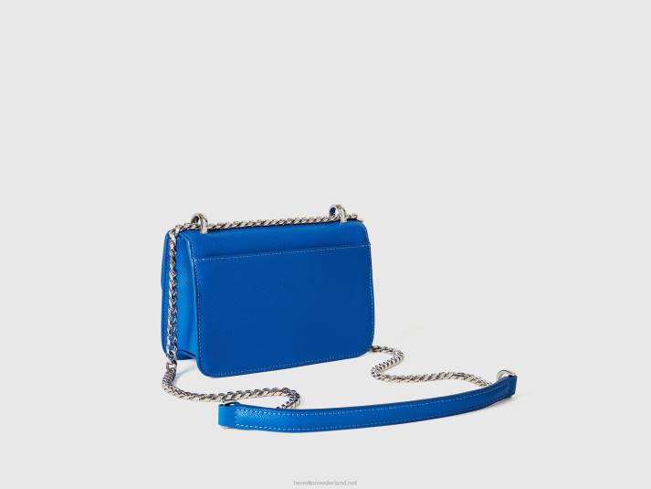 vrouwen Benetton kleine korenbloem blauwe tas helderblauw 4R62865
