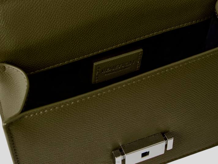 vrouwen Benetton kleine militaire groene tas militair groen 4R621528