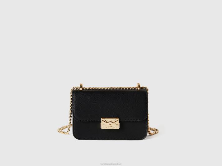 vrouwen Benetton kleine zwarte tas zwart 4R621563