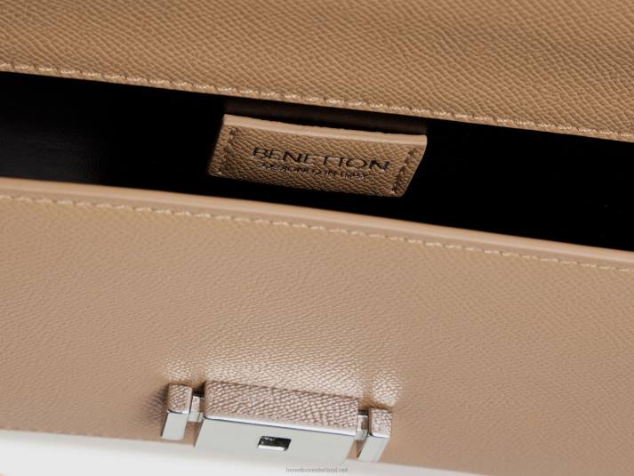 vrouwen Benetton medium beige tas beige 4R62834