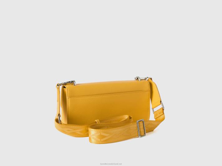 vrouwen Benetton medium gele tas geel 4R621520