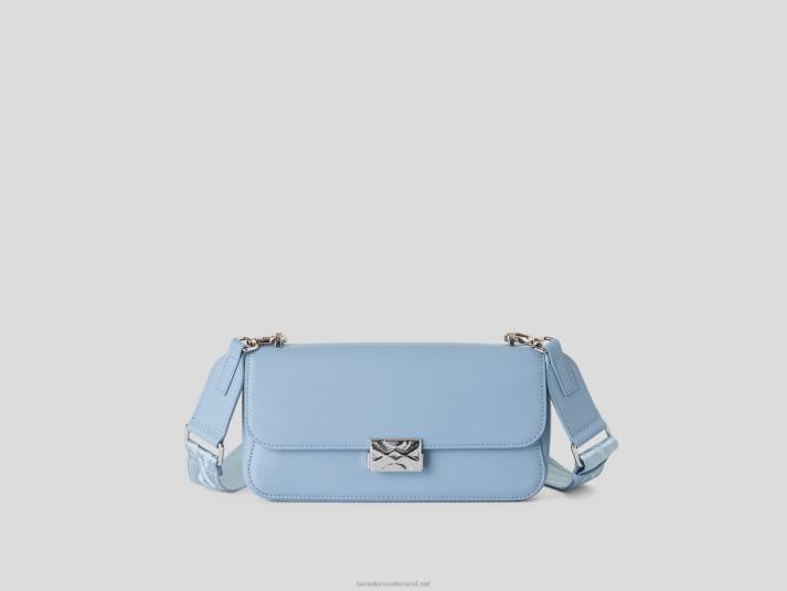 vrouwen Benetton medium lichtblauwe tas lichtblauw 4R621564