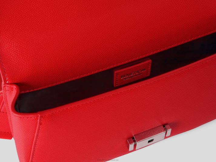 vrouwen Benetton medium rode tas rood 4R621568