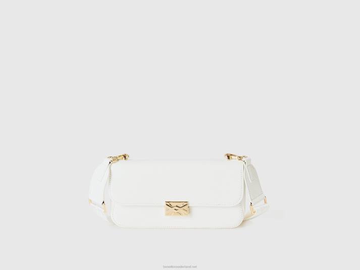 vrouwen Benetton medium witte tas wit 4R621559