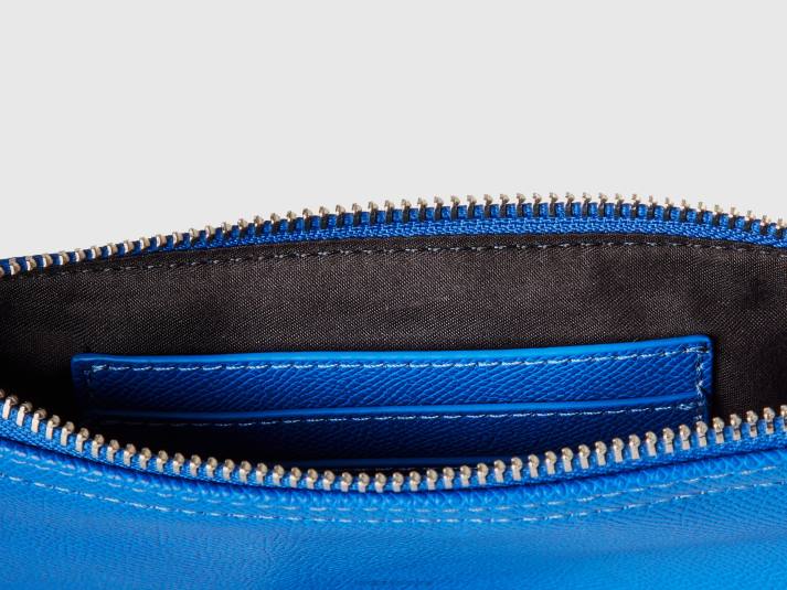 vrouwen Benetton twee tassen van imitatieleer helderblauw 4R62820