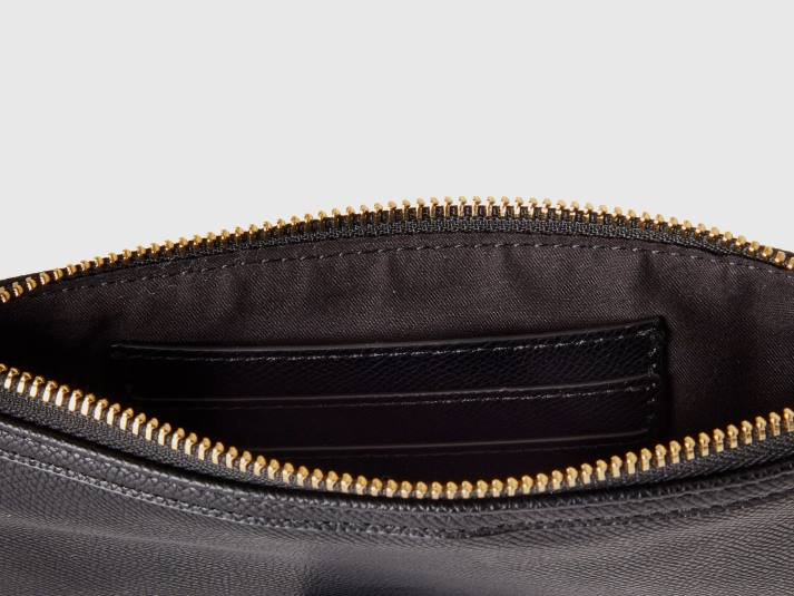 vrouwen Benetton twee tassen van imitatieleer zwart 4R62754
