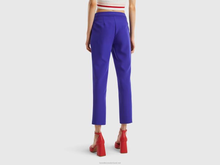 vrouwen Benetton skinny fit broek helderblauw 4R624072