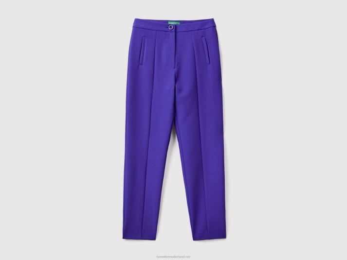 vrouwen Benetton skinny fit broek helderblauw 4R624072