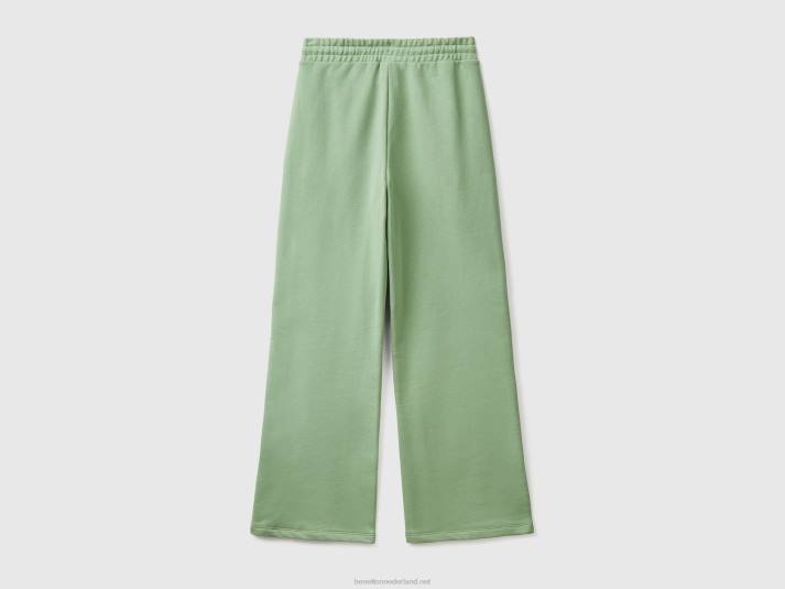 vrouwen Benetton hoog getailleerde joggingbroek groente 4R624076