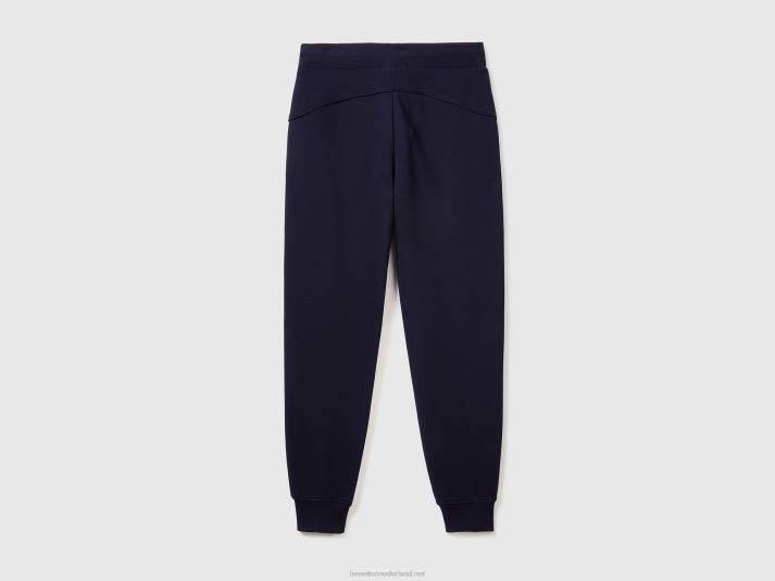 vrouwen Benetton joggingbroek met trekkoord donkerblauw 4R624122