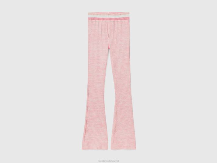 vrouwen Benetton slanke roze legging roze 4R62619