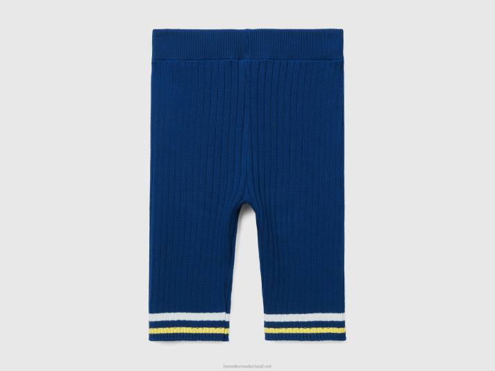 vrouwen Benetton blauwe fietsbroek blauw 4R62580