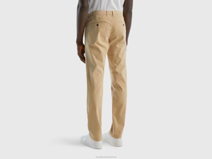 vrouwen Benetton beige slimfit chino beige 4R621460