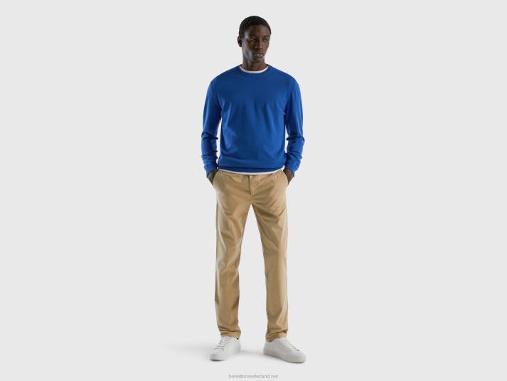 vrouwen Benetton beige slimfit chino beige 4R621460
