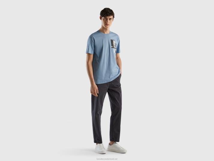 vrouwen Benetton chino met verlaagd kruis donkergrijs 4R624626