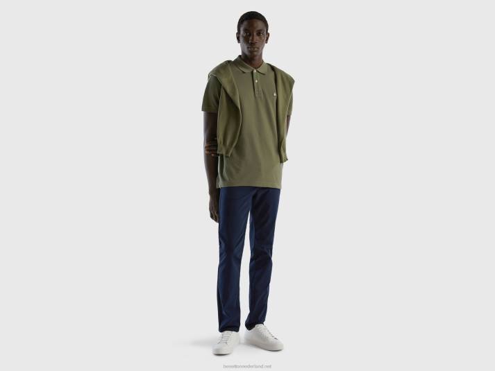 vrouwen Benetton donkerblauwe slim fit chino donkerblauw 4R624660