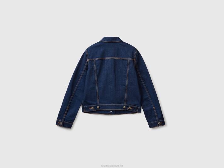 vrouwen Benetton boxy fit jack van donker denim donkerblauw 4R62276