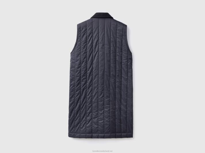 vrouwen Benetton mouwloze jas zwart 4R62252