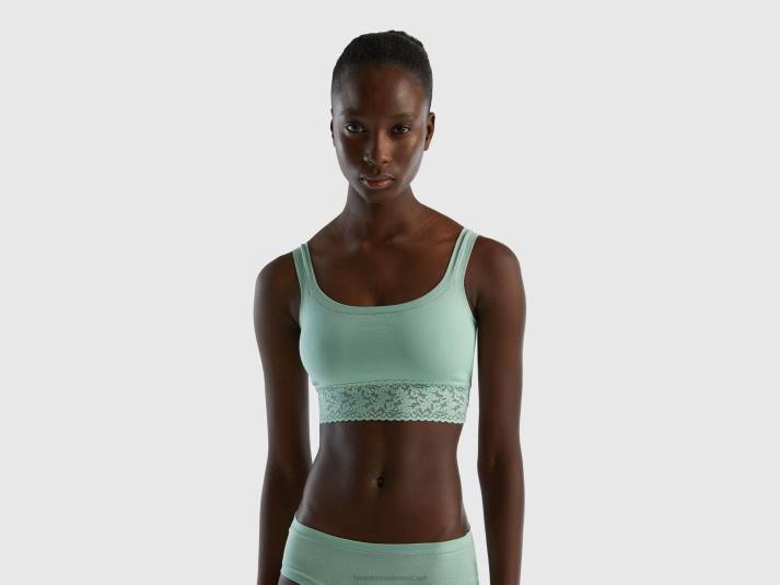 vrouwen Benetton bh van superstretch biologisch katoen groente 4R624251