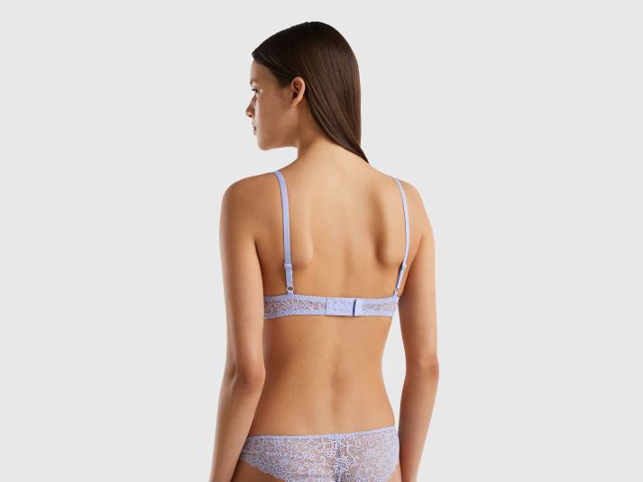 vrouwen Benetton voorgevormde bh van kant lavendel 4R624231