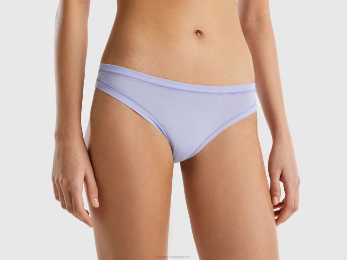 vrouwen Benetton Braziliaans ondergoed van superstretch biologisch katoen lavendel 4R62969