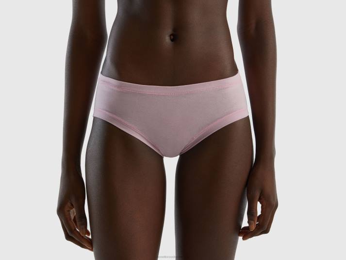 vrouwen Benetton hoogbouwondergoed van superstretch biologisch katoen lila 4R624291