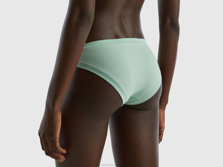 vrouwen Benetton laag uitgesneden ondergoed van superstretch biologisch katoen groente 4R624242
