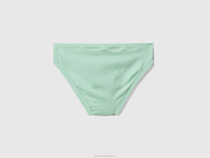 vrouwen Benetton laag uitgesneden ondergoed van superstretch biologisch katoen groente 4R62990