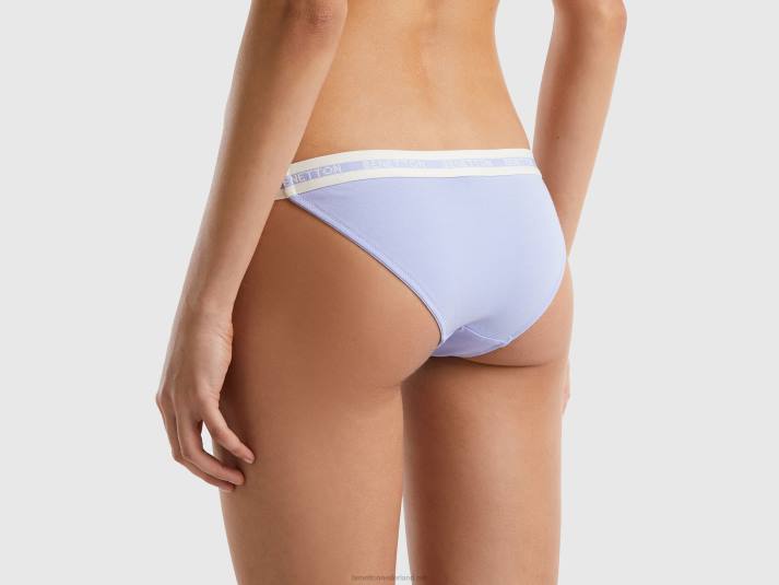 vrouwen Benetton laagbouw ondergoed van biologisch katoen lavendel 4R62986