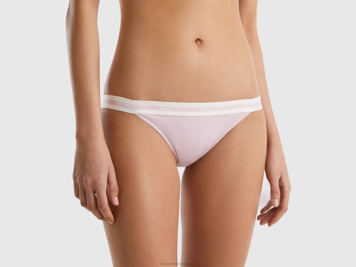 vrouwen Benetton laagbouw ondergoed van biologisch katoen lila 4R62991