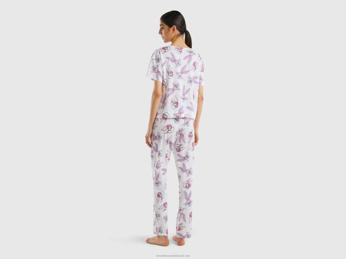 vrouwen Benetton bugs bunny pyjama veelkleurig 4R624270
